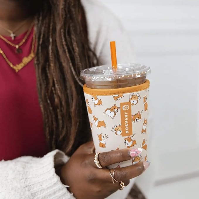 Sok It JavaSok Iced Coffee & Cold Soda Insulated Neoprene Cup Sleeve - Image 2