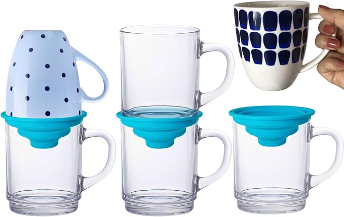 Mug Stacker Kitchen Cabinet Shelf Organizer by ExplorewiderangeofAifeedi
