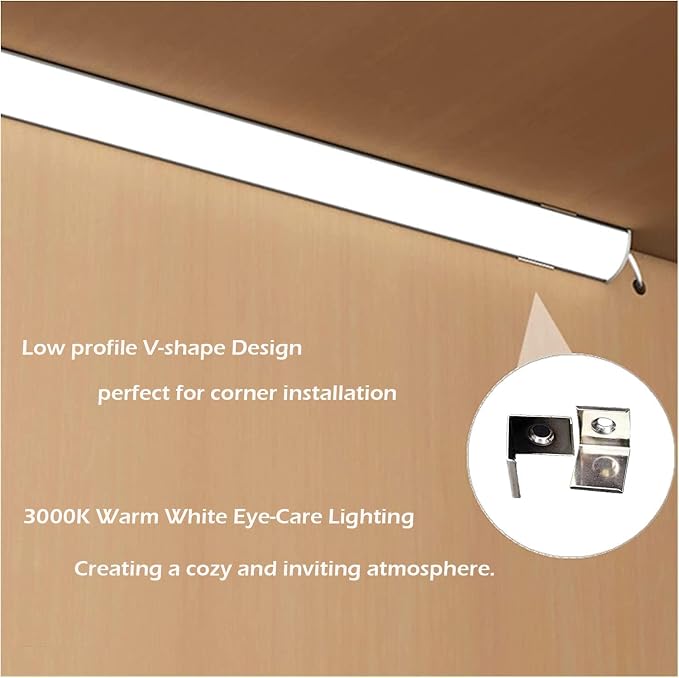 Cefrank V-Shape Under Cabinet Lighting Kit - Image 9