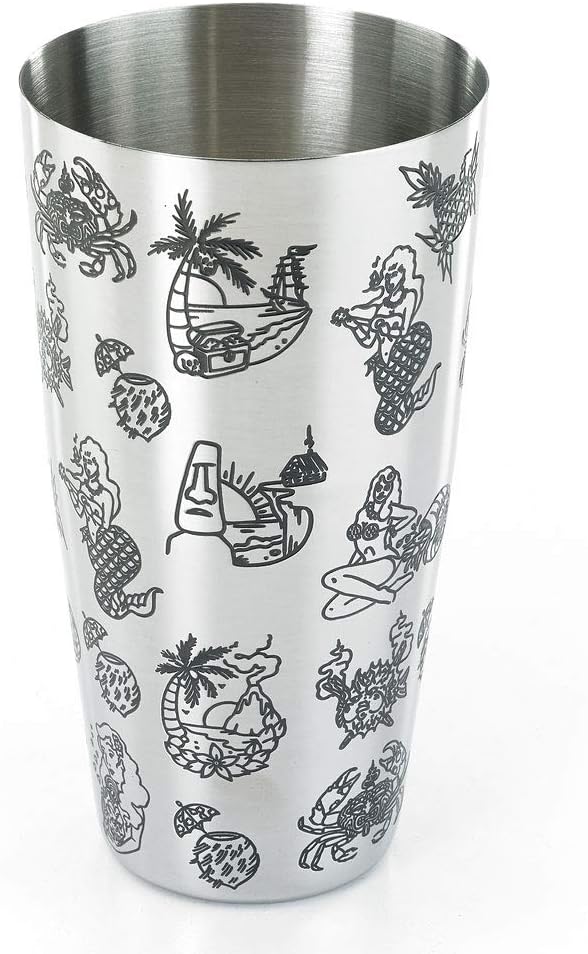 Barfly Cocktail Tin, Large 28 oz, Stainless Steel - Image 5