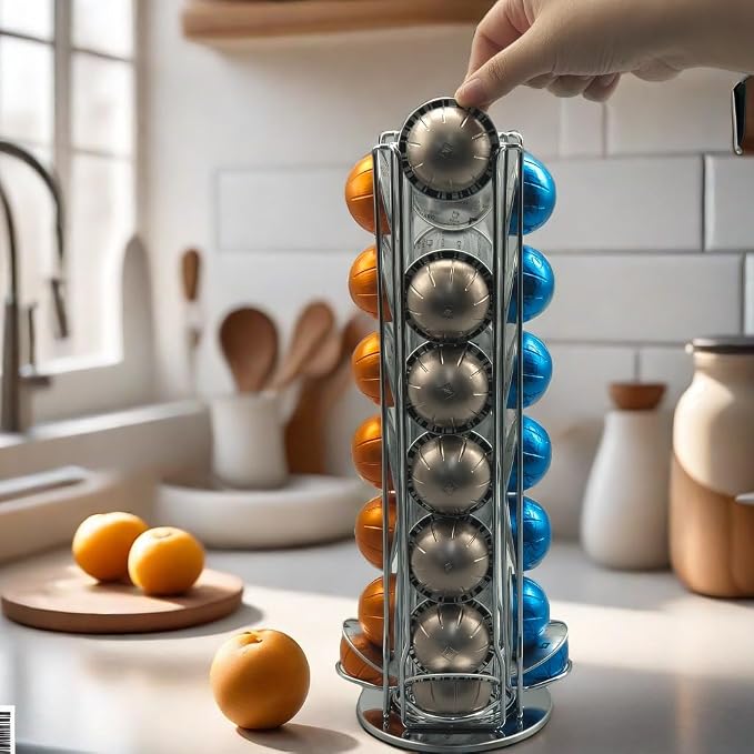 Miuly Coffee Capsule Holder For Nespresso Vertuoline, Coffee Capsule Stands - Image 6