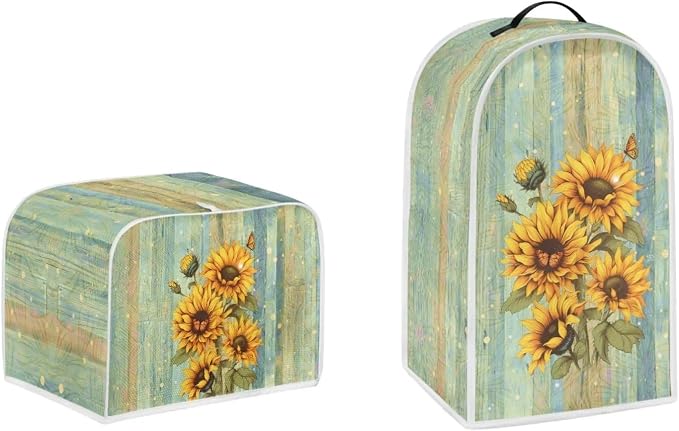 doginthehole Sunflower Small Appliance Covers Set by doginthehole