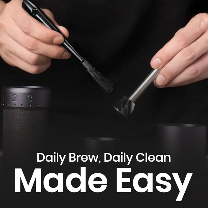 Rattleware Black Espresso Machine Grinder Brush - Image 6