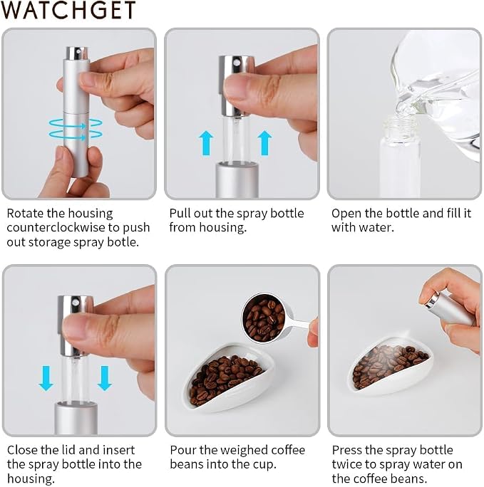 watchget Ceramic Espresso Dosing Cup & Spray Bottle Kit - Image 4