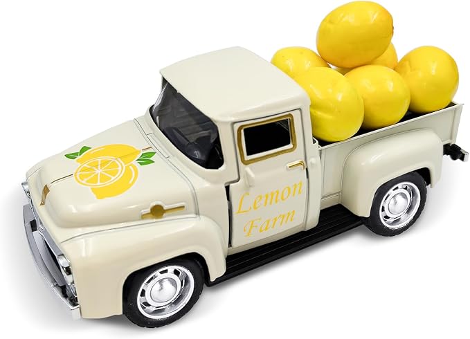 Lemon Truck Decor with Mini Fake Lemons Lemon Decorations by Teeloray