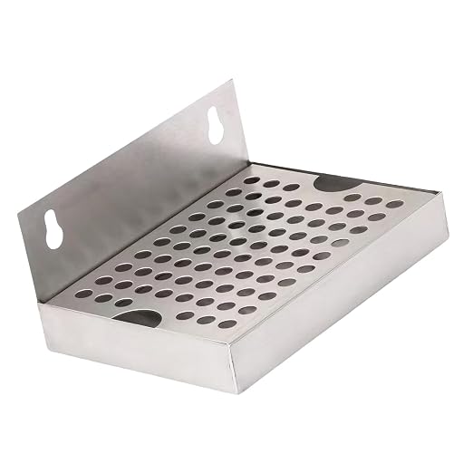 Stainless Steel Drip Tray, Wall Mount Non-Slip Drain Tray - Image 5