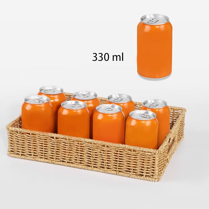 2pcs Woven Baskets Serving Trays - Image 7