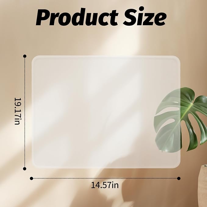 Clear Coffee Mat, 19.7"x15" Coffee Mat, Espresso Maker and Kitchen Counter - Image 6