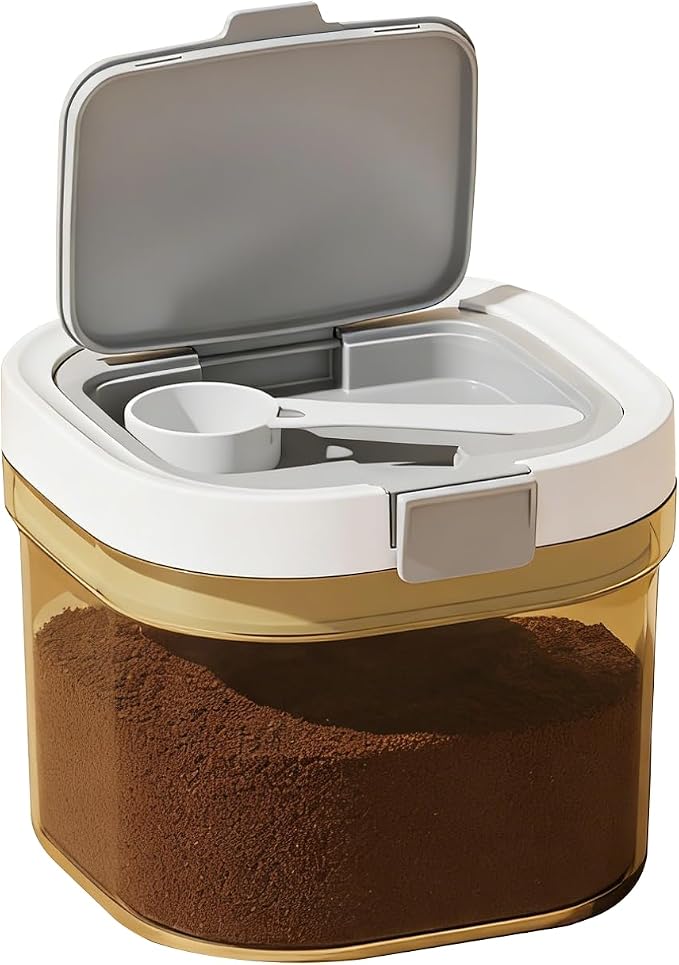 Airtight Coffee Canister-27oz Sugar and Dry Food Container BPA Free by SZRUNZHU