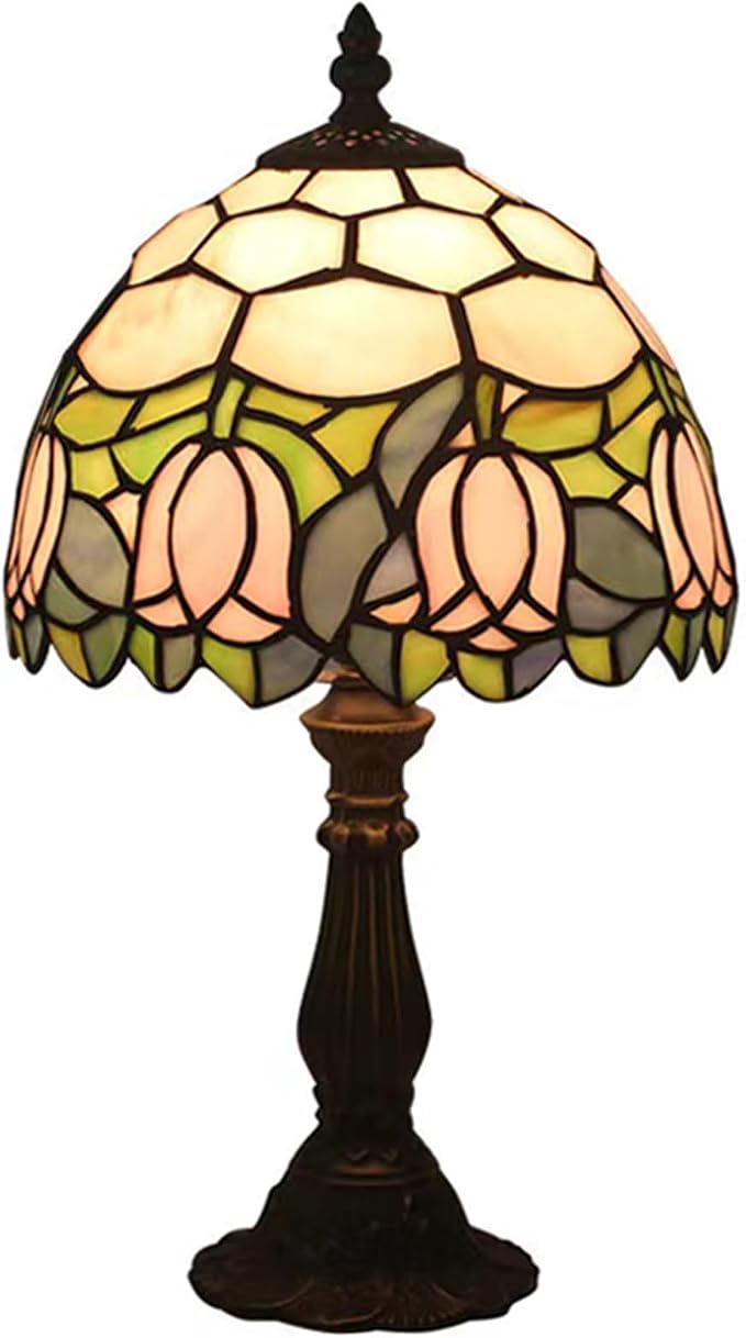 Tiffany Style Table Lamp, 8 Inch Small Antique Lamp, by tuomoxte