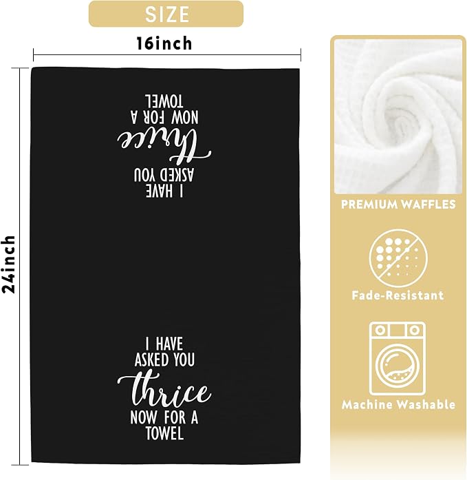 Funny Towels Gifts, Fold in The Cheese Simple Towels - Image 6