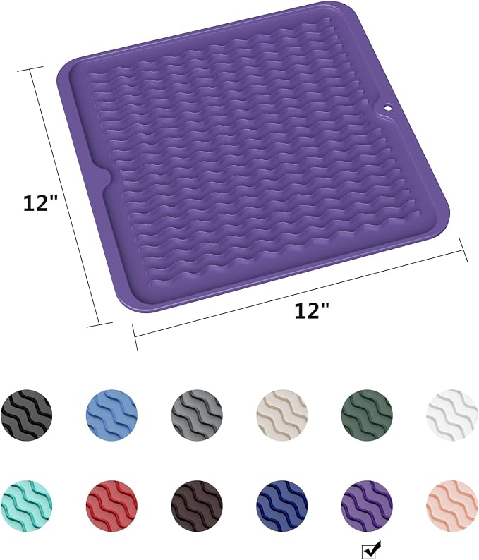 ZLR 4-in-1 Silicone Mat 12" x 12" / 305 x 306mm Square - Image 6
