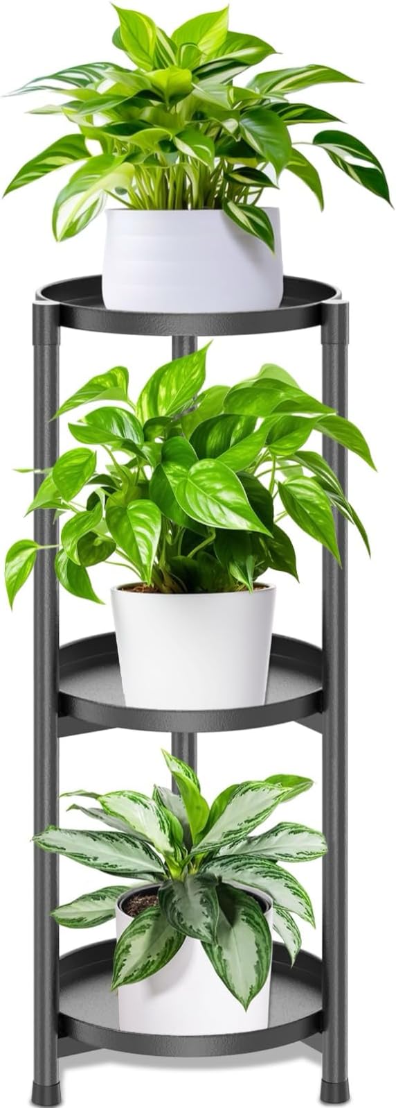 3 Tier Plant Stand Indoor, Flower Pot Holder Shelf Outdoor Plant Display Rack by KHayRovies
