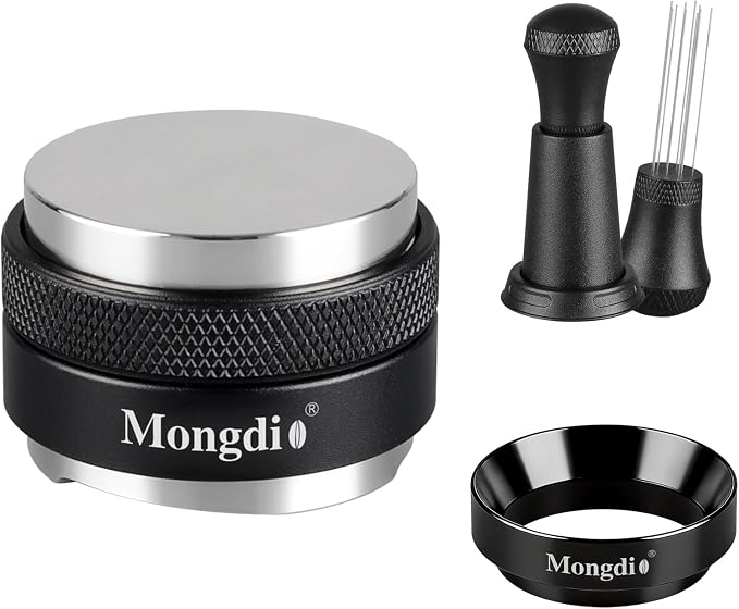 Mongdio 51mm Espresso Accessories, Espresso Tamper, WDT Tool Espresso and by Mongdio
