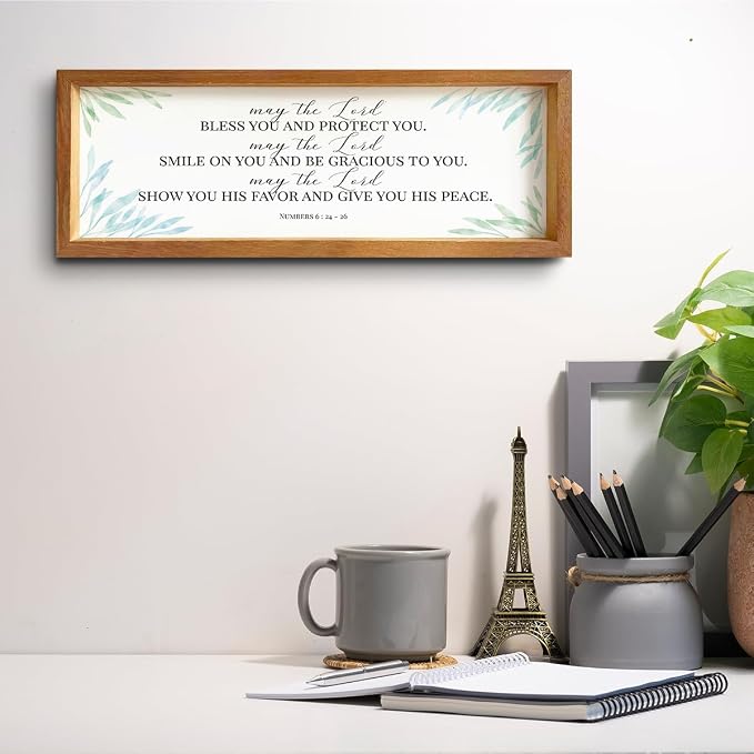 Inspirational Christian Rustic Country Motivational Bible Verse Decorative - Image 4