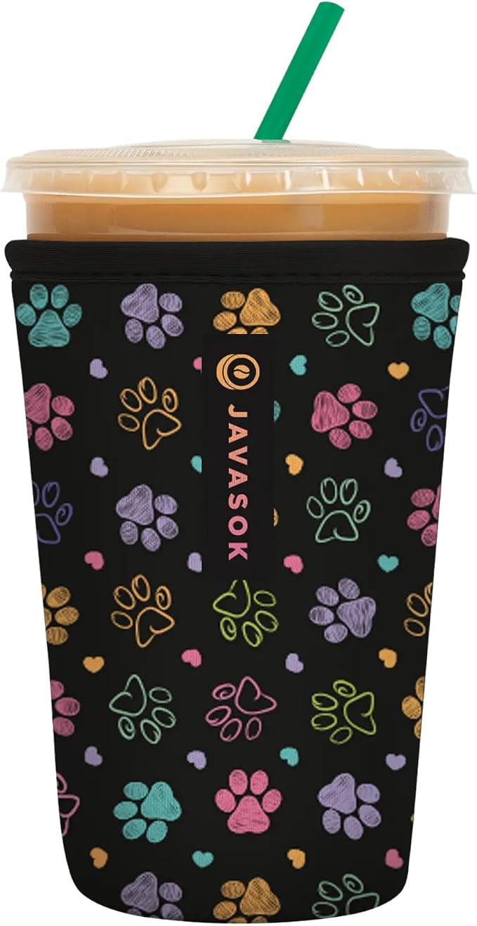 Sok It JavaSok Iced Coffee & Cold Soda Insulated Neoprene Cup Sleeve by SokIt