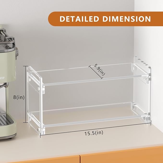 YUNEASELF Coffee Station Organizer Countertup: Coffee Bar Accessories - Image 7