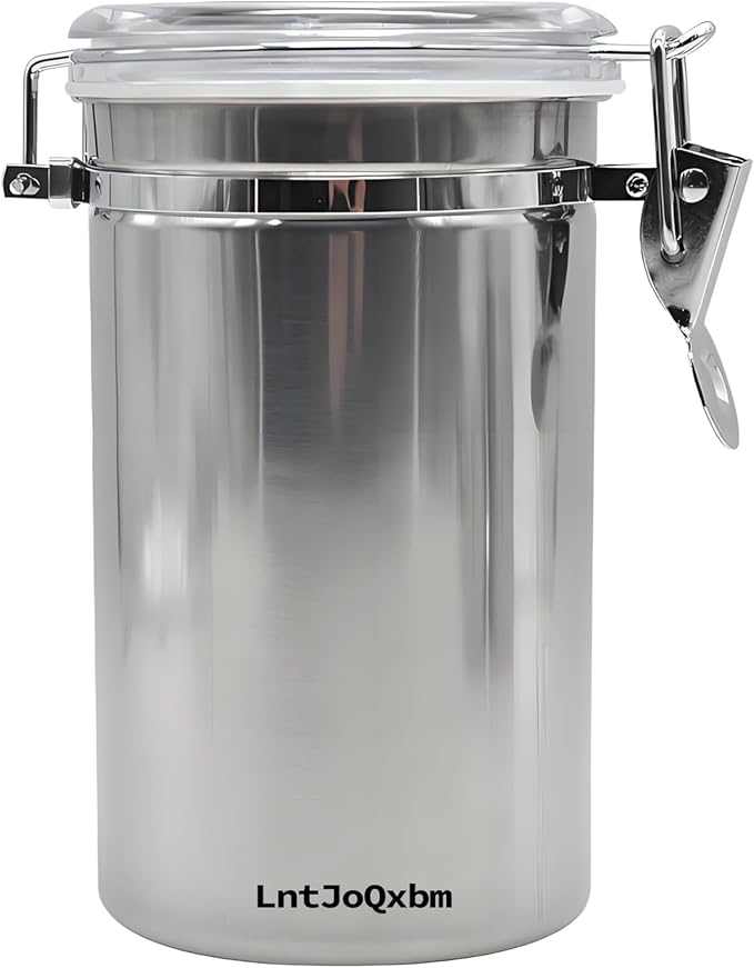 Stainless Steel Vacuum Seal Coffee Canister by welcome