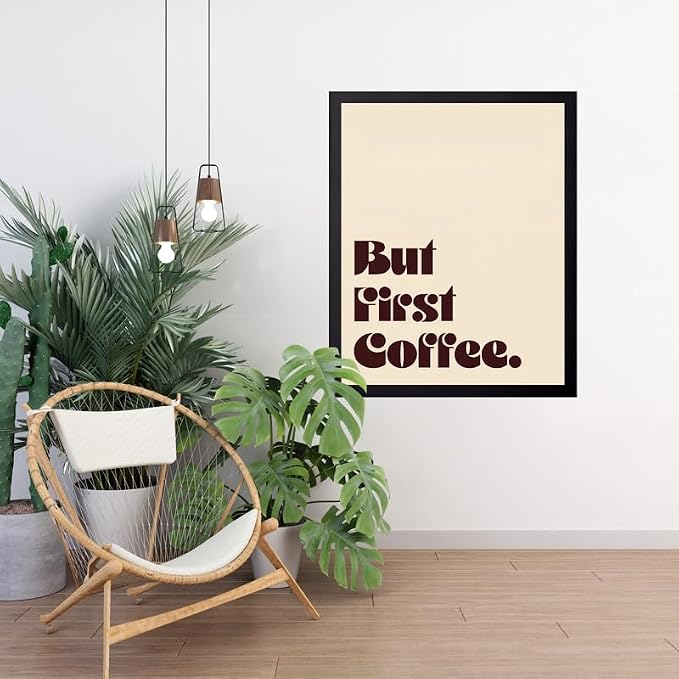 Lawrence Williams Designs But First Coffee Poster - Image 4