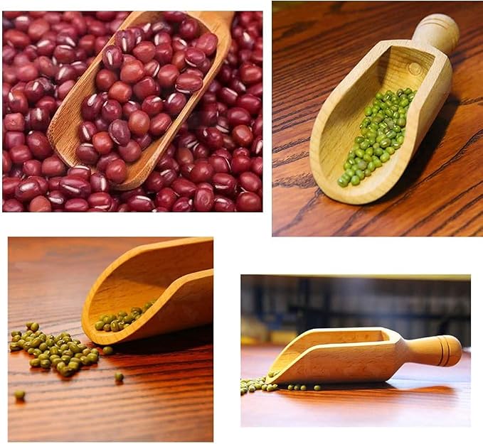 10 Pcs Mini Wooden Scoop 3 inch, Homemade Bath Salts Spoon - Image 3