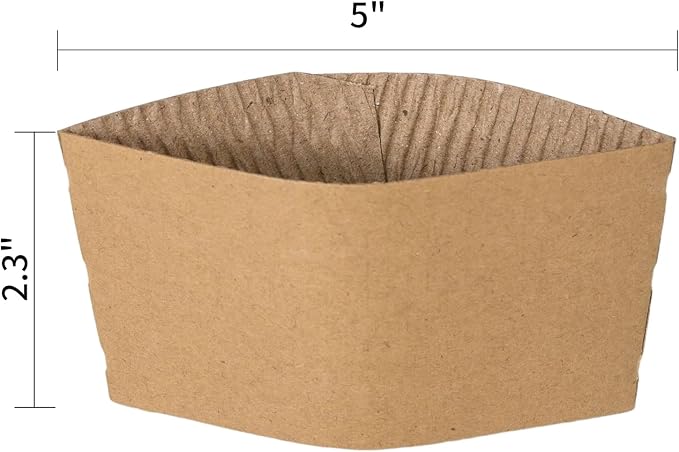 RACETOP Paper Coffee Cups Sleeves 100 pack, Suitable - Image 4