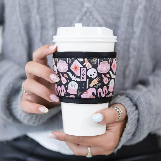 Sok It HotSok Coffee & Tea Reusable Insulated Neoprene Cup Sleeve - Image 2