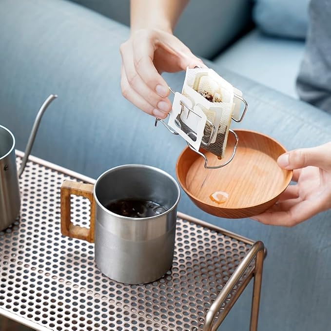 watchget Hanging Ear Drip Coffee Bag Stand Portable Coffee Filter Paper Bag - Image 6