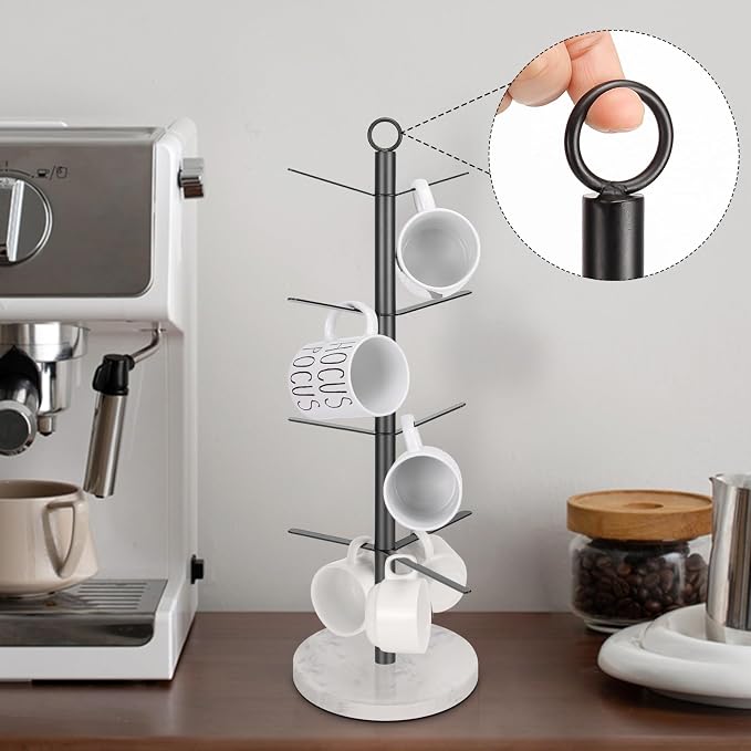 Mug Holder Tree, Coffee Cup Stand Holder, Thick Base Mug Rack - Image 4
