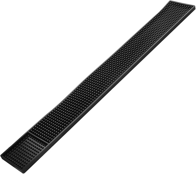 Black Spill Bar Mats | Drying, Durable and Stylish Spill Mats by eispap