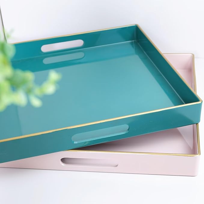 Spsyrine Pink Decorative Serving Tray - Image 3