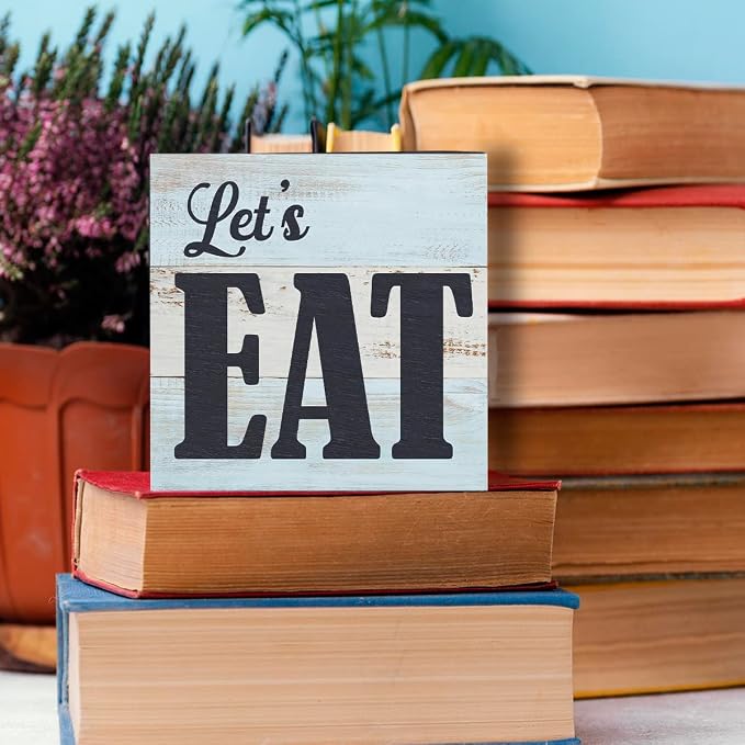 Kitchen Decor Desk Decor Wooden Box Sign Funny Housewarming Gift Rustic Black - Image 5