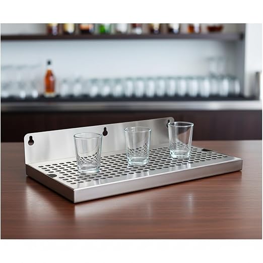 Stainless Steel Drip Tray, Wall Mount Non-Slip Drain Tray - Image 8
