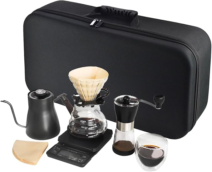 Pour Over Coffee Maker Set, Portable coffee Set by Unknown