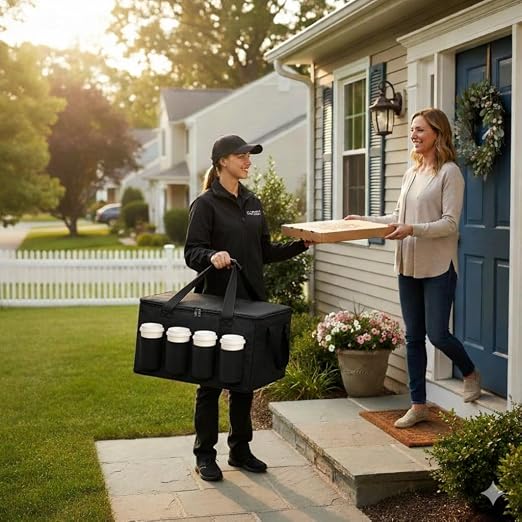 musbus Catering Bag for doordash uber eats 22x14x13 Insulated Food Delivery Bag - Image 3