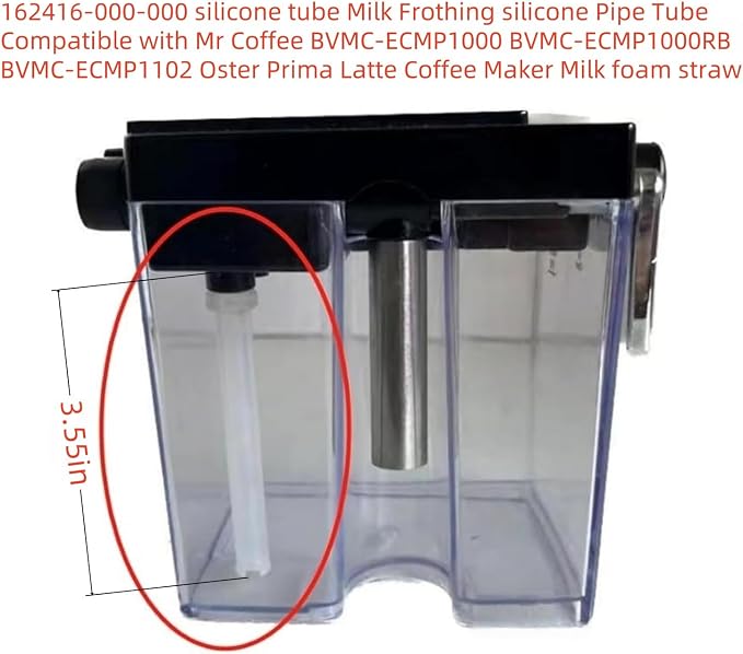 162416-000-000 Silicone tube Milk Frothing Silicone Pipe Tube Compatible - Image 4