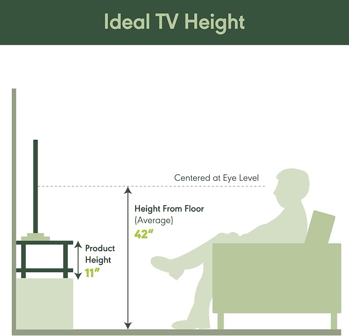 Furinno TURN-N-TUBE TV Riser Stand, 2-Tier Small Elevated No Tools TV Stand - Image 5
