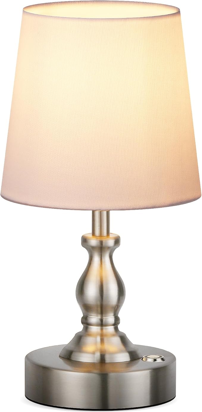 PARTPHONER Mini Cordless LED Table Lamp, 5200mAh Rechargeable Battery Operated by PARTPHONER