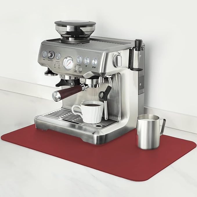Mimore Red Coffee Bar Mat by Mimore