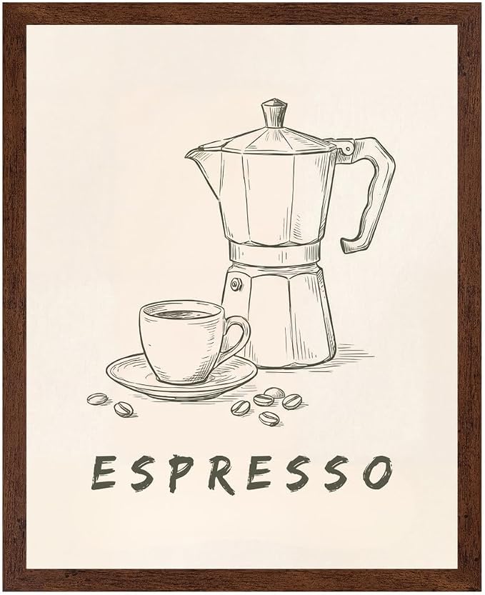 Lawrence Williams Designs Espresso Coffee Poster by LawrenceWilliamsDesigns