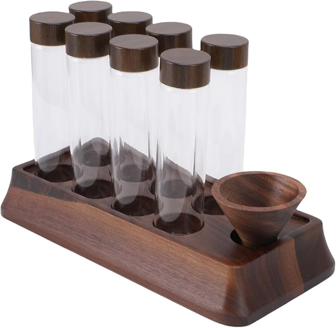AUNMAS Coffee Bean Storage Tubes, Single Dose Coffee Bean Cellar Container by AUNMAS