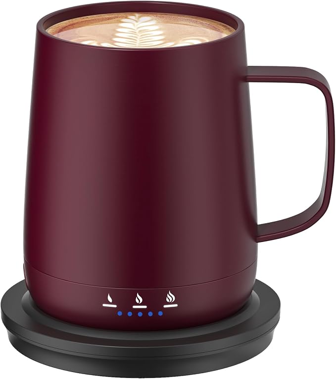Smart Self Heating Coffee Mug, 14oz Temperature Control Coffee Mug, Hot up to by Unknown