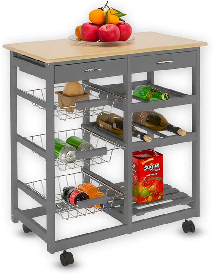 HYGRAD BUILT TO SURVIVE Kitchen Island Cart - Image 2