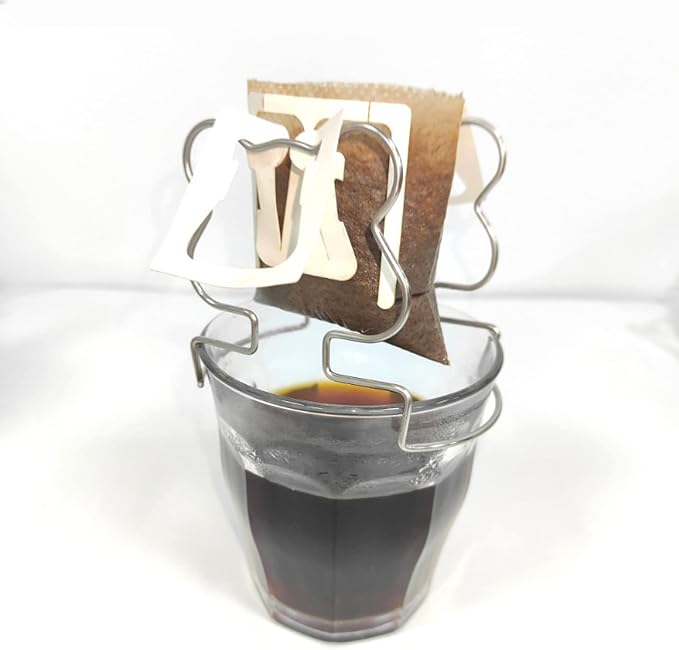 Tyenaza Drip Coffee Bag Holder, 304 Stainless Steel Coffee Powder Filter Bag - Image 3