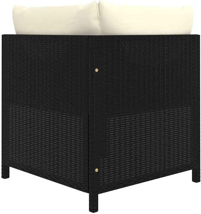 8 Piece Patio Lounge Set with Cushions, Modular Wicker Furniture Set - Image 5