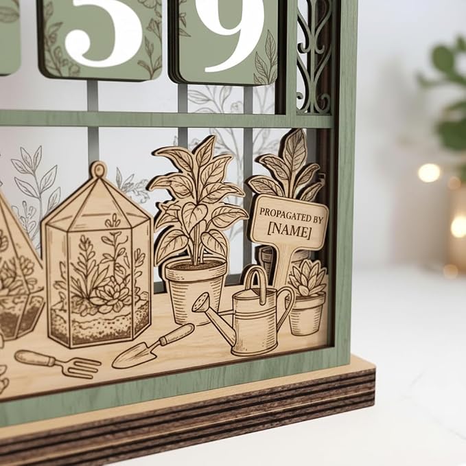 Personalized Book Read Tracker, Wooden Books Read This Year Counter, Reading - Image 5