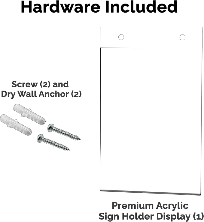10 Pack Sign Holder for 5" x 7" for Advertisements Hours of Operation - Image 8