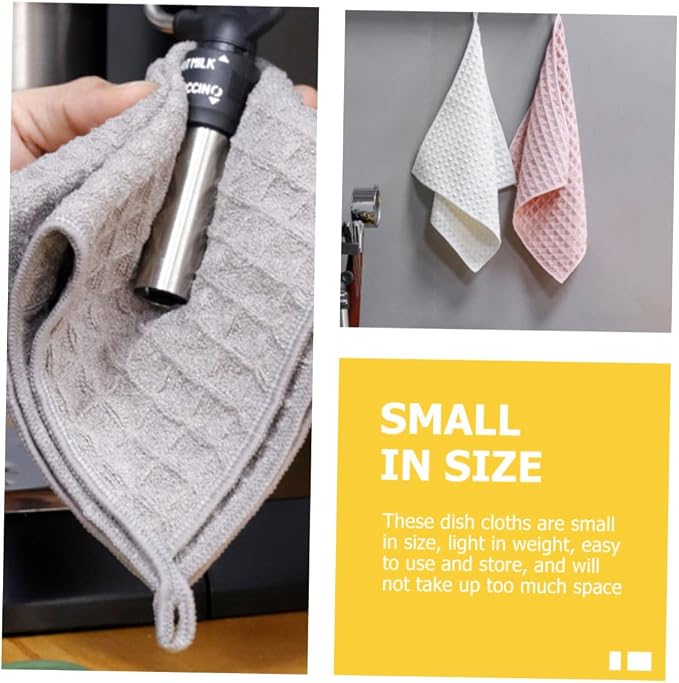 FOMIYES 4pcs Multi-use Coffee Machine Cleaning Cloths Absorbent Dish Towels - Image 6