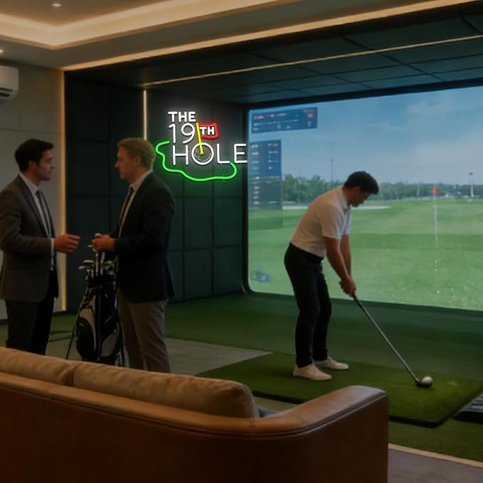 Golf Neon Sign for Wall Decor Dimmable 19th Hole Led Sign for Bedroom Neon - Image 6