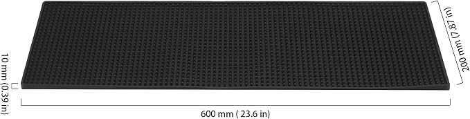 HOIGON 3 PCS 8 x 24 Inch Rubber Bar Mats - Image 2