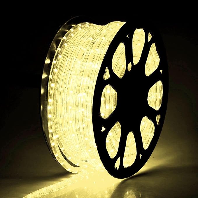 DELight AC 110-120V Waterproof IP65 150ft Crystal 3000K Warm White 1620 LED - Image 3